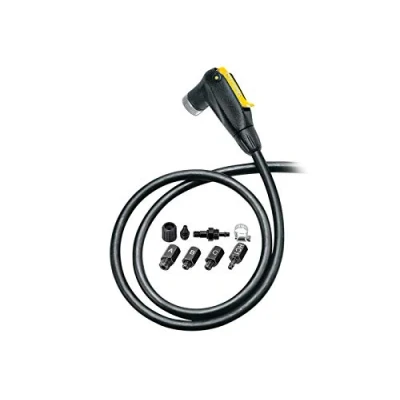 Image of Topeak SmartHead Bicycle Floor Pump Upgrade Kit,Black,106.5 x 5 2.9 cm / 41.7 1.9 1.1