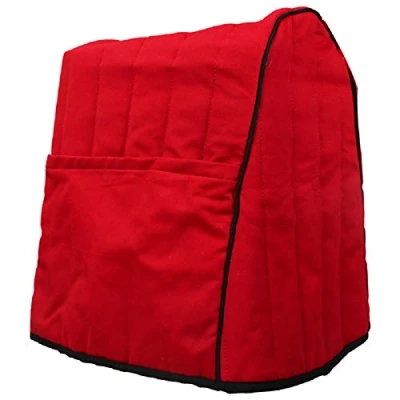 Image of ELR Stand Mixer Cover for All KitchenAid Mixers, Protective &amp; Toaster Bag Dust Covers with Pockets Fits Tilt Head Bowl Lift Models