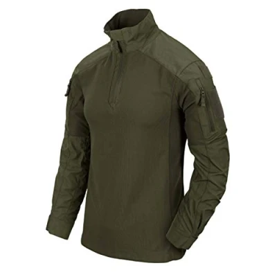 Image of Helikon Tex Men&#039;s MCDU Combat Shirt NyCo Ripstop Olive Green Size S