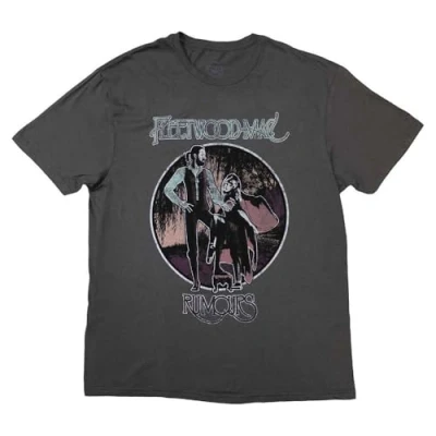 Image of Rock Off officially licensed products Fleetwood Mac Rumours Vintage T Shirt XL Charcoal Grey