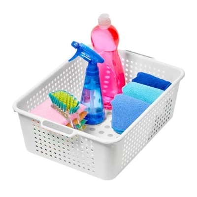 Image of madesmart Storage Basket, PremiumWhite, M