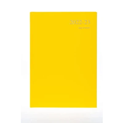 Image of Collins Essential A4 Week to View 2022 23 Mid Year Diary Yellow, (297 x 210) (ESSA43M.45 2223)