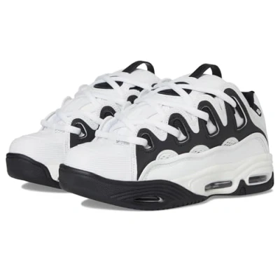 Image of Osiris Men&#039;s D3 2001 Skate Shoe, White/White/Black, 11 UK