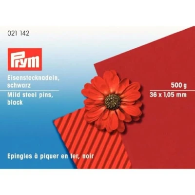 Image of Prym Headpins, Iron, Black, 36 x 1,05mm