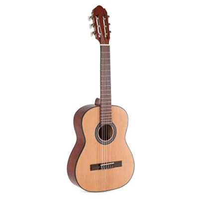 Image of GEWA VG500116 classical guitar Student cedar 1/2 size top open pore satin