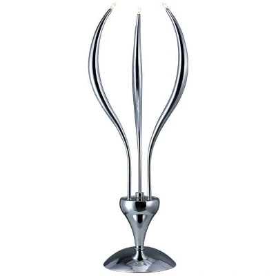 Image of Llamas Table Lamp 3 Light G4 Polished Chrome, NOT LED/CFL Compatible