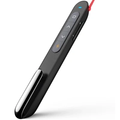Image of NORWII N27 Presentation Clickers, 328FT Powerpoint Clicker Wireless Presenter Remote, 2.4GHz Hyperlink Volume for Computer Laptop Mac(Black)