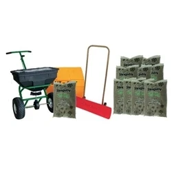 Image of Car Park Winter Snow and Ice Clearance Kit Yellow Large 399632