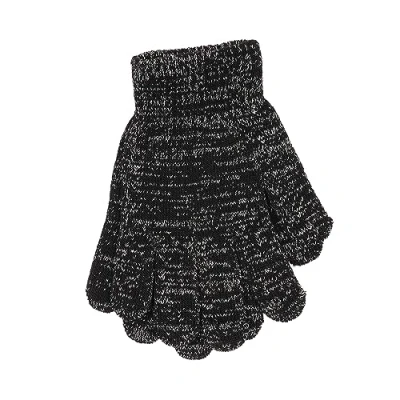 Image of undercover lingerie 2 Pack Kids Lurex Magic Gloves GL1034 Black