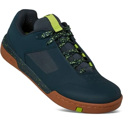 Image of Crankbrothers Stamp Lace Cycling Shoes, Blue/Yellow, UK 11.5 / EU 46.5