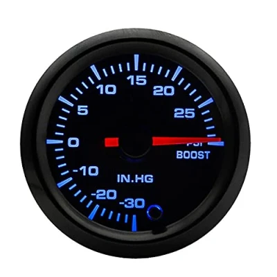 Image of ETOPARS Universal Car Vehicle 2inch 52mm Pointer Turbo Boost Gauge Meter Kit PSI 7 Color LED Light Indicator Dail