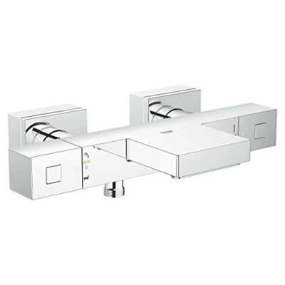 Image of GROHE Grohtherm Cube Thermostatic Bath/Shower Mixer 1/2&quot; Chrome 34497000