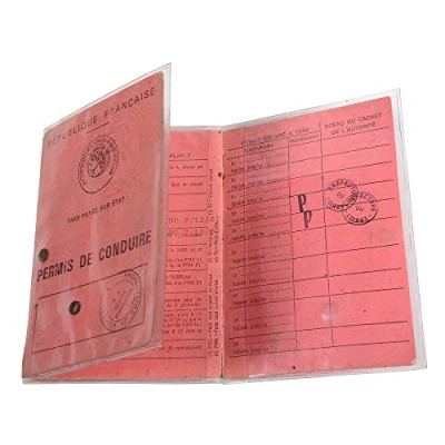 Image of Exacompta Ref 5394E PVC 3 Part Protective Document Sleeve 88 x 125mm in Size, 6 Faces (3 on Each Side), 2mm to Withstand Everyday Use Pack of 10 Sleeves