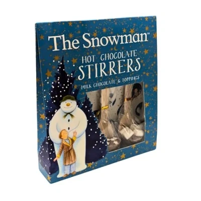 Image of Hot Chocolate Gift Set 3 X Assorted Stirrers In Box Stirring Spoons Stocking Filler Station Christmas Gifts