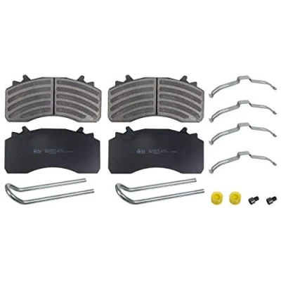 Image of 81508205108, 81508206065, 81508206066 Brake pad set FEBI BILSTEIN 16968 Rear Axle MAN: TGX