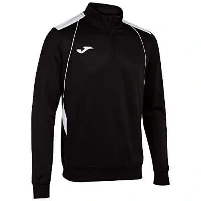 Image of Joma Men&#039;s Championship VII Sweatshirt, Black White, 12 13 años