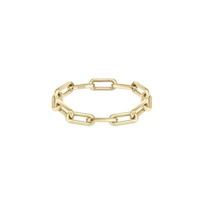 Image of BOSS Halia Bracelet goldcoloured, Men&#039;s, Size: One Size, Gold coloured