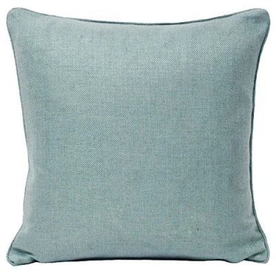 Image of Riva Paoletti Atlantic Cushion Covers, Blue, 55 x cm, Polyester, Duck Egg