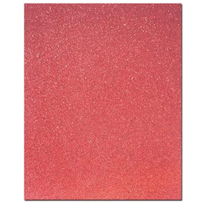 Image of 5 x A4 Premium Quality 160gsm Glitter Card Sheets by arkCRAFT (Red)
