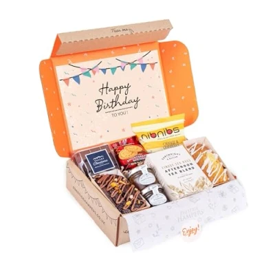 Image of Afternoon Tea Gift Gifts Hampers For Birthday Postal Hamper Letterbox Thank you