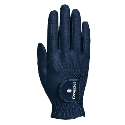 Image of Roeckl Sports equestrian gloves ROECK GRIP PRO, summer riding glove, navy blue 7