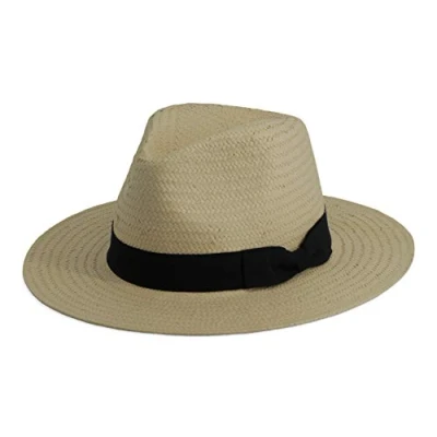 Image of Gamble &amp; Gunn Natural Cream Panama Hat Large (59cm)
