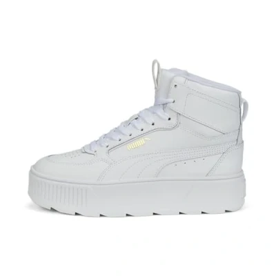 Image of PUMA Women&#039;s Karmen Rebelle Mid Sneaker, White White, 7 UK