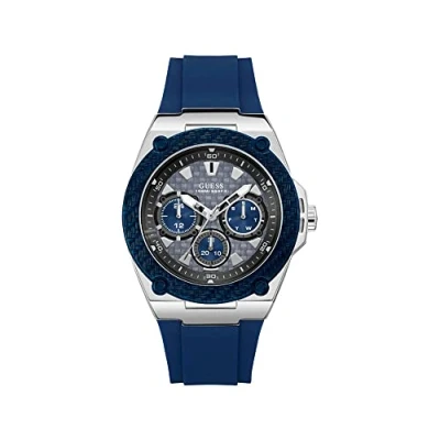 Image of Guess Mens Multi dial Quartz Watch with Silicone Strap W1049G1