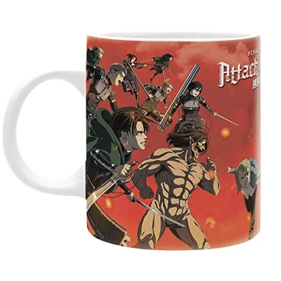 Image of ABYSTYLE Attack On Titan Battle Scene Mug