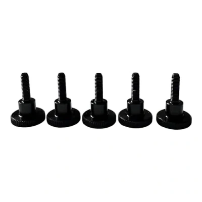 Image of Thumb Screws DIN 464 Aluminum (Black, M3 x 10mm)