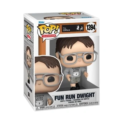 Image of Funko POP! TV: the Office Fun Run Dwight Schrute Collectable Vinyl Figure Gift Idea Official Merchandise Toys for Kids &amp; Adults TV Fans Model Collectors and Display