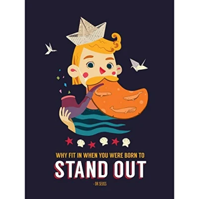 Image of Wee Blue Coo Sailor Boy Stand Out Large Art Print Poster Wall Decor 18x24 inch