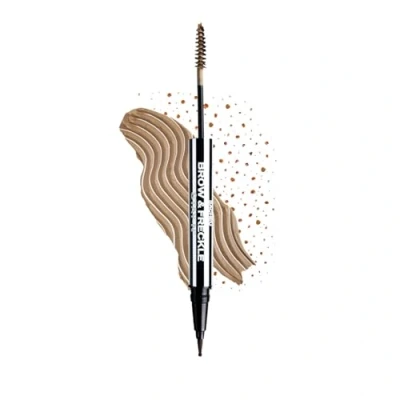 Image of Sacheu Brow &amp; Freckle STAY N Tinted Eyebrow Gel Faux Pen — 2 in 1 Longwear Water Resistant Brows Tint, Cruelty Free Vegan, Blonde Roast