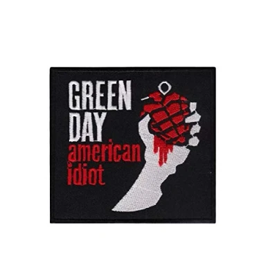 Image of Green Day American Idiot Big Patch Badge Embroidered Iron on Applique Souvenir Accessory