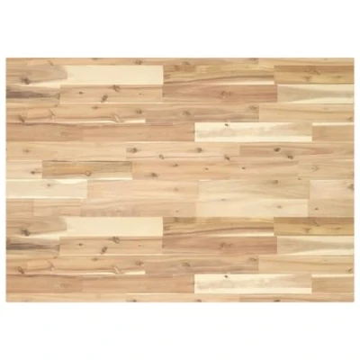 Image of vidaXL Dining/Office Tabletop 80x70cm Solid Acacia Wood Rectangular Shape Customizable Finish Home &amp; Business Use