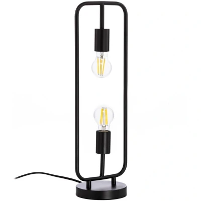 Image of Lucande Tornike table lamp, 2 bulb, iron