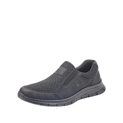 Image of Rieker Men&#039;s Frühjahr/Sommer B4878 Low Top Sneakers, Black (Schwarz/Schwarz 00), 12 UK