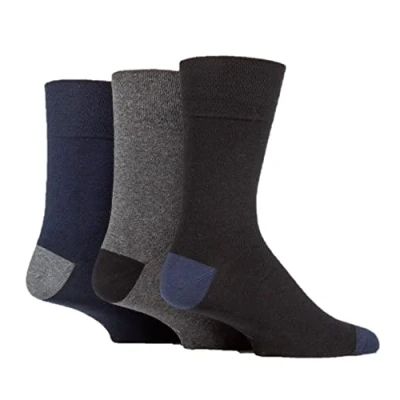 Image of 6 Pairs Gentle Grip Socks size UK 11 (6 x RJ608)