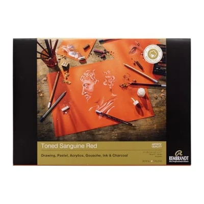 Image of Talens Toned Sanguine Red, A4, 50 Sheets, 180 g/m²