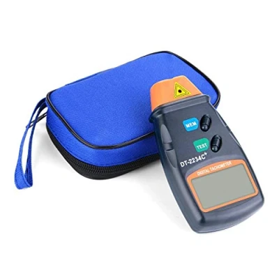 Image of QUMOX Automatic Non Contact Digital LCD Laser Photo Tachometer RPM Tester Speed Meter