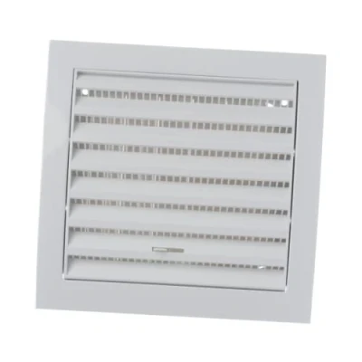 Image of EUROPLAST 150x150mm / 6x6 inch Air Vent Cover Adjustable Ventilation Grille with Flyscreen ABS Plastic White