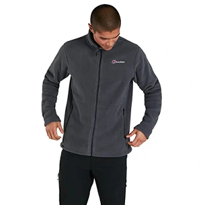 Image of Berghaus Mens Deluge Waterproof Breathable Overtrousers Durable Comfortable Rain Pants Fleece Jacket, Carbon, 2XL EU