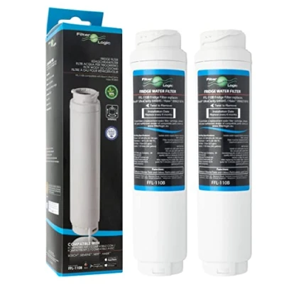 Image of FilterLogic FFL 110B 2 x Water Filter for Bosch, Siemens, Neff, Gaggenau Fridge Freezer Combinations