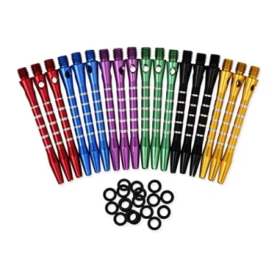Image of SCSpecial 53 Millimeters Aluminium Dart Shafts 18 Pieces Harrow Stems Throwing Fitting with O&#039;ring