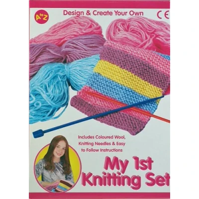 Image of My First Knitting Set Girls Creative Junior Craft Kit