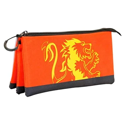 Image of Harry Potter Gryffindor FAN Triple Pencil Case, Red, 23 x 11 cm