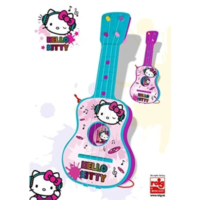 Image of CLAUDIO REIG Hello Kitty Children&#039;s Guitar (Reig 1513), Multicoloured