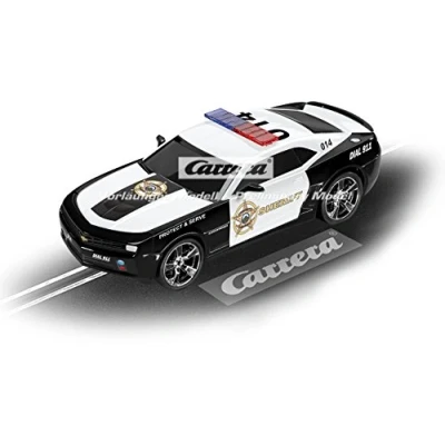 Image of Carrera GO!!! 20064031 2015 Chevrolet Camaro ZL1 &quot;Sheriff&quot; 1:43 Scale Slot Car, With Flashing Lightbar, Suitable For Ages 6 Years+