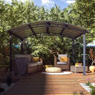 Image of 12&#039; x 14&#039; Palram Canopia Tucson 4300 Garden Gazebo (3.6m 4.2m)