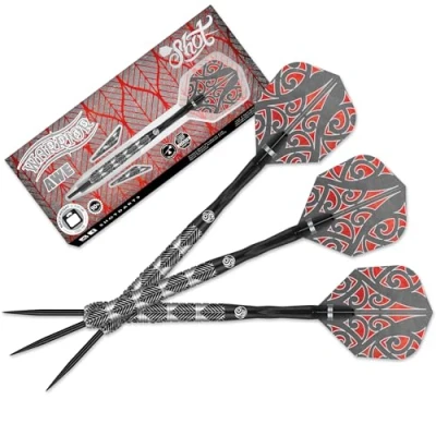 Image of Warrior Awe Steel Tip Dart Set 90% Tungsten Barrels 23gm